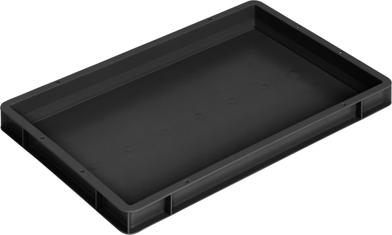 Conductive Wez Tote Boxes - 600 x 400 x 56 mm (ribbed base)