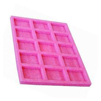 Bespoke routed pink static dissipative foam