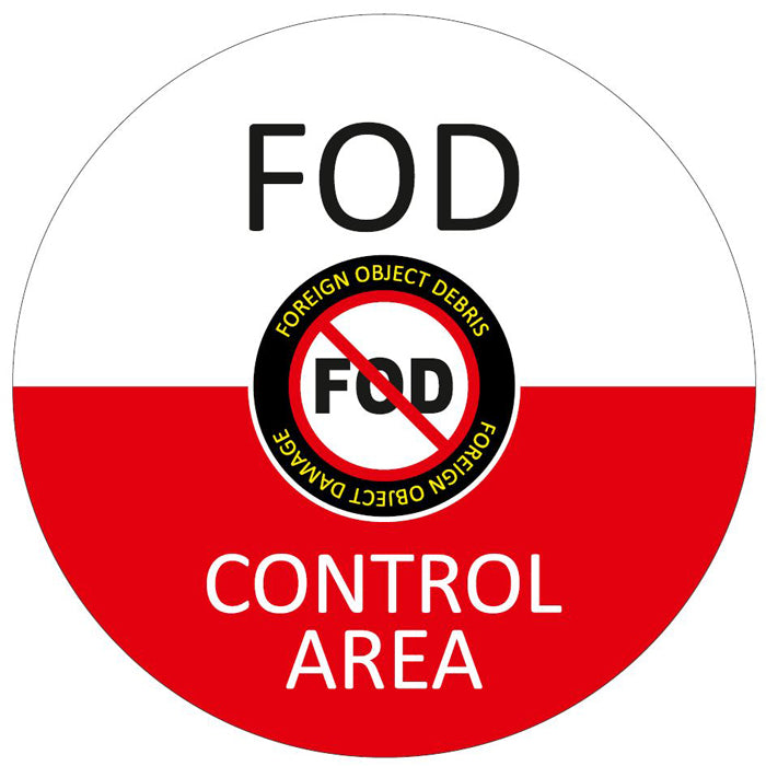 Flexible FOD signs