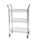 ESD Chrome Wire Kitting Trolley - 1220 x 460 x 1050mm