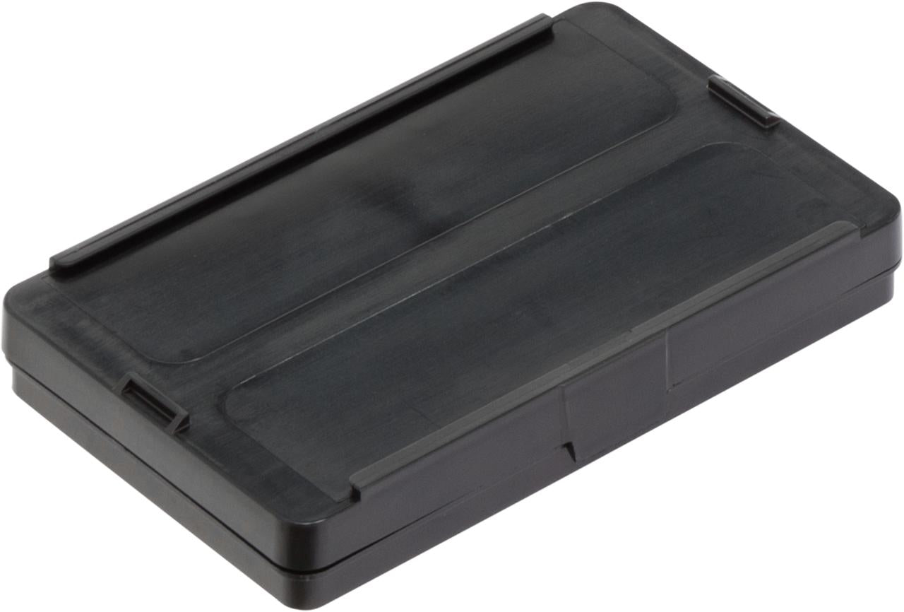 Conductive Hinged Box -  136 x 87 x 19mm (empty)