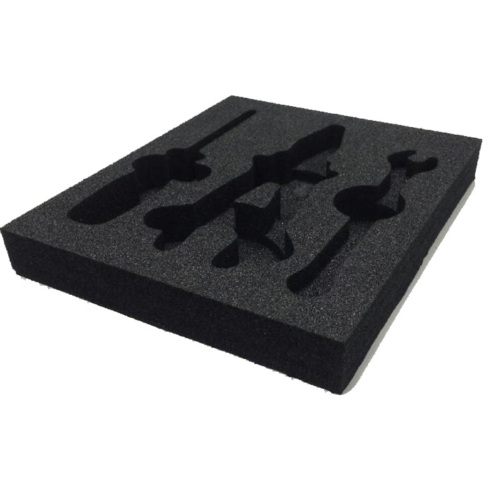 Cable Routing Foams Routed Black 32kg Conductive Foam | Teknis