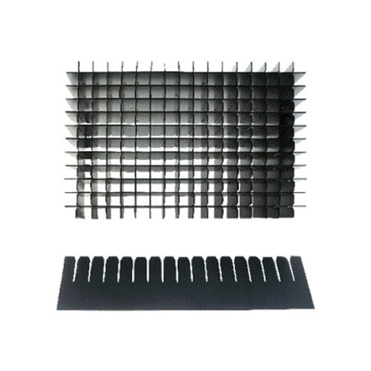 Bespoke conductive correx divider systems