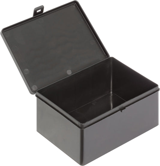 Conductive Hinged Box - 180 x 140 x 80mm (empty)
