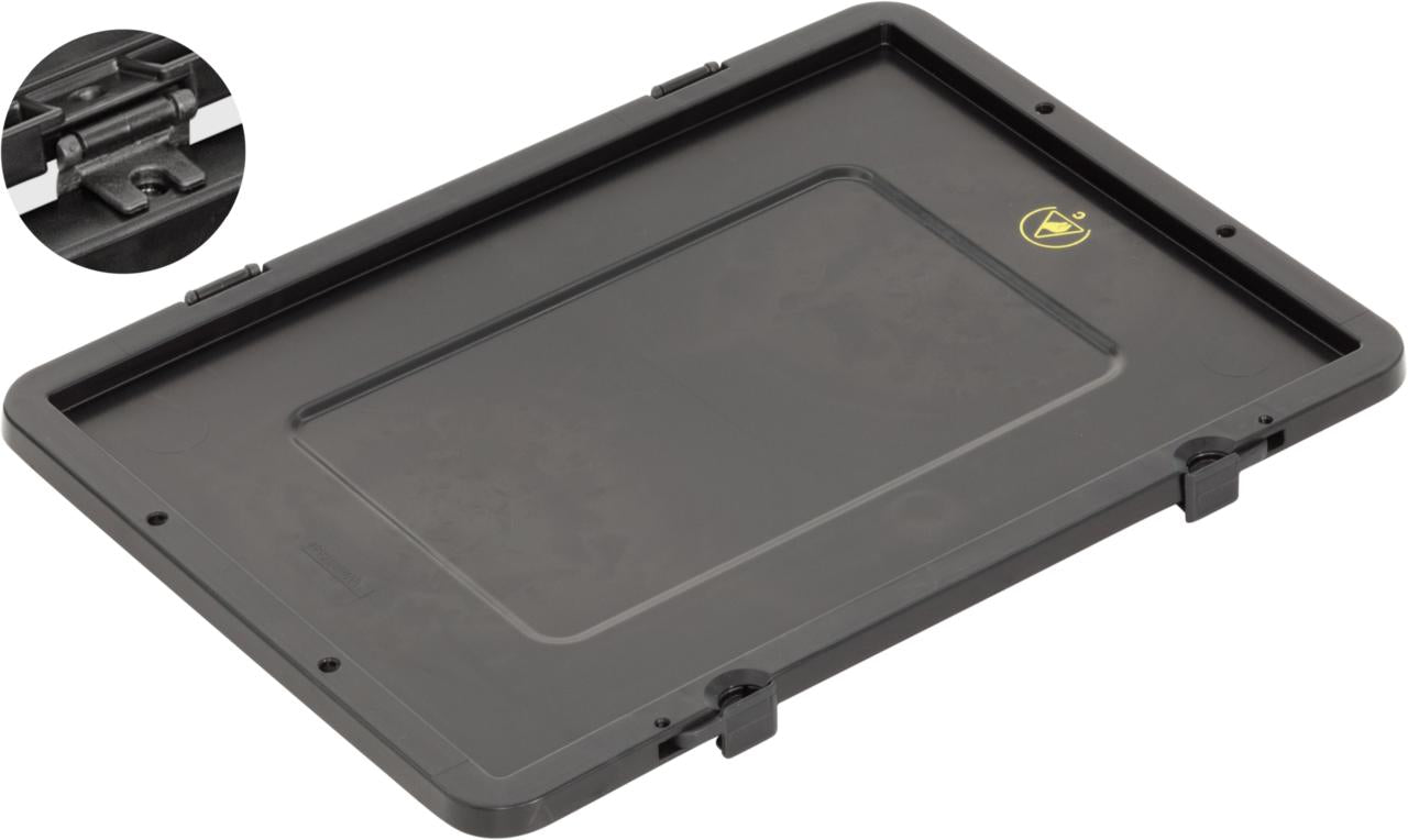 Wez Lid - 400 x 300mm - hinged + 2 swing latches