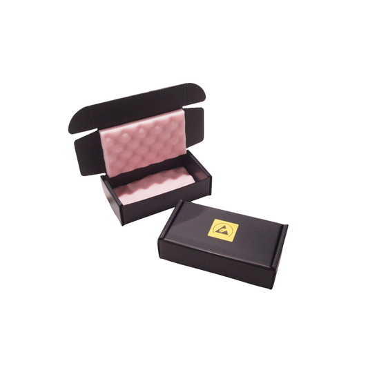 Electrostatic Conductive Plastic Transit Packs + Foam