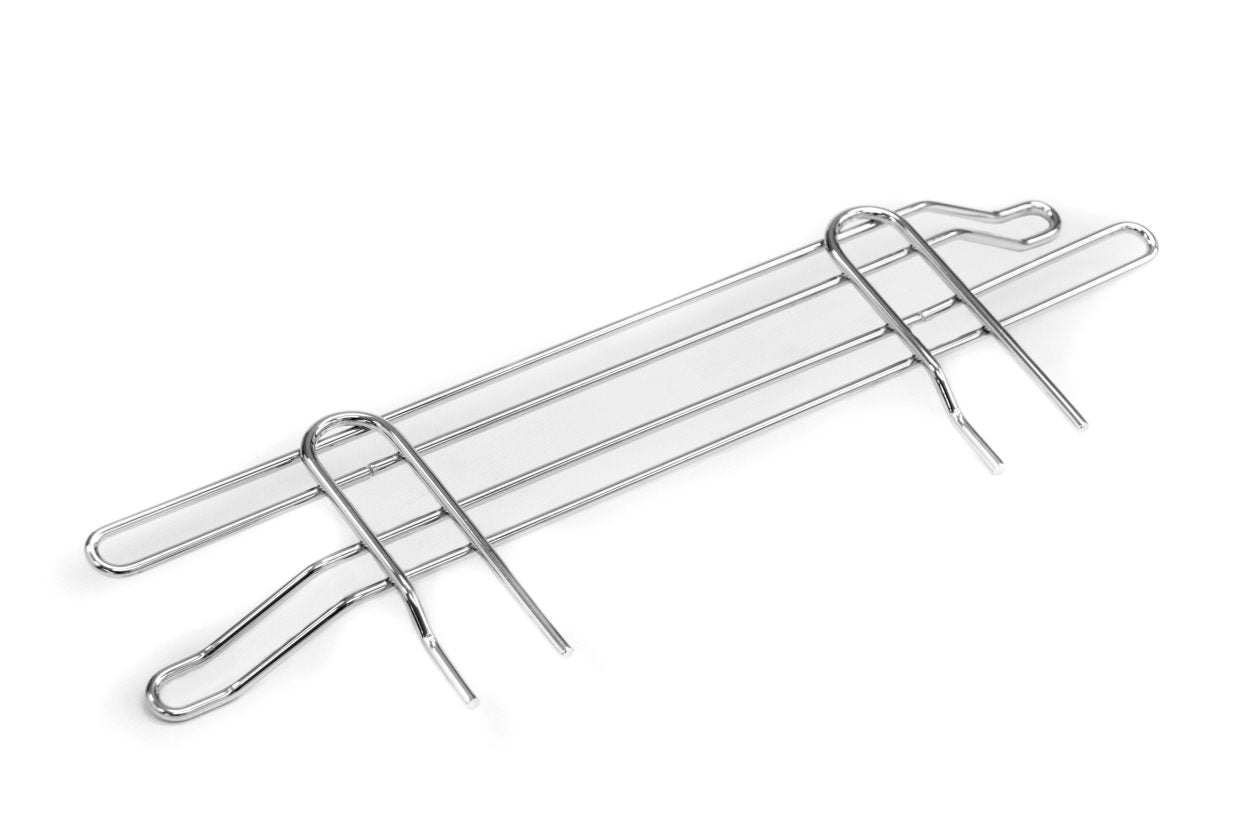 Chrome wire ledges