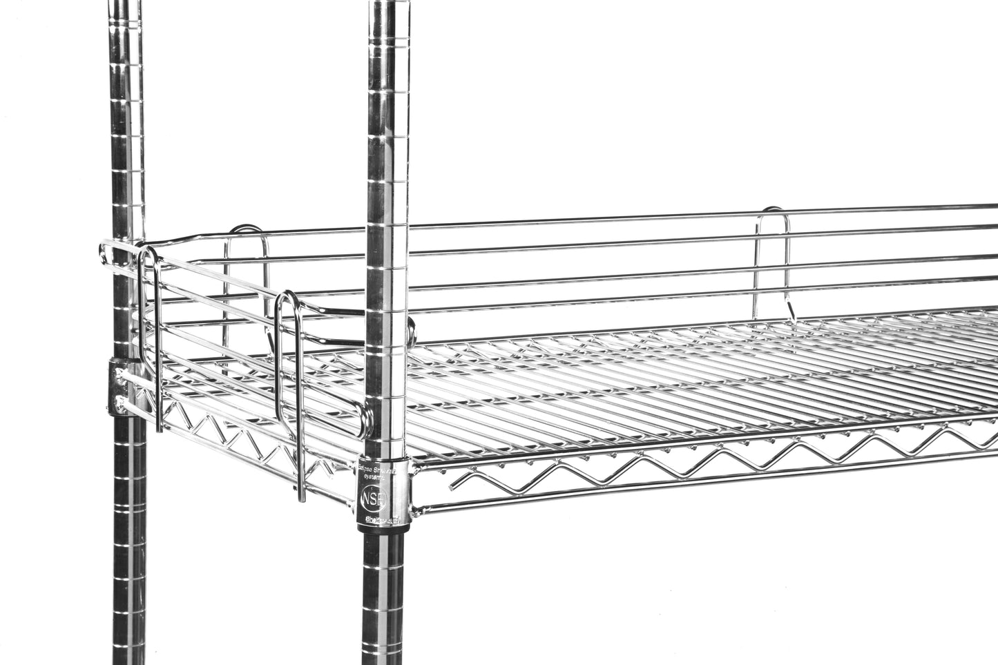 Chrome wire ledges