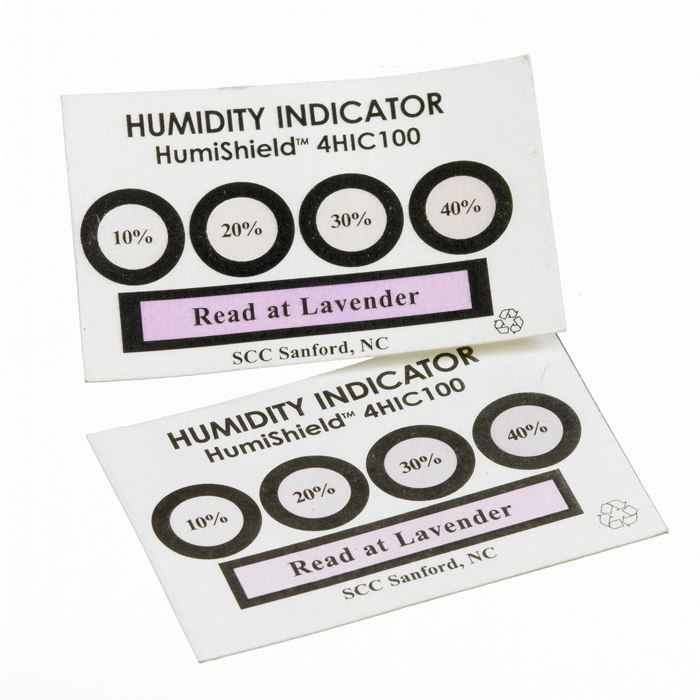 Humidity Indicator Cards, Moisture Sensitive