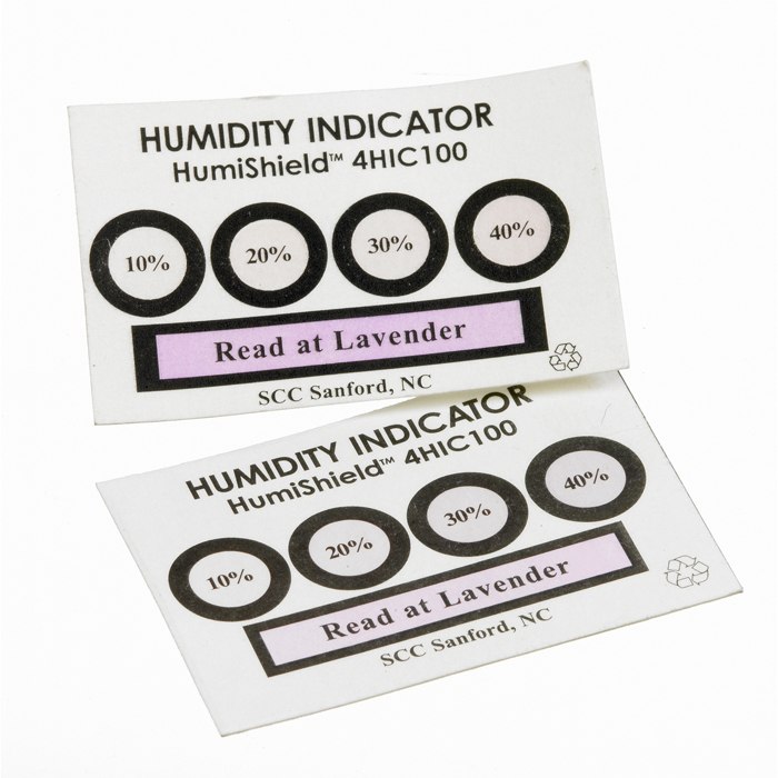 HUMIDITY INDICATOR CARDS