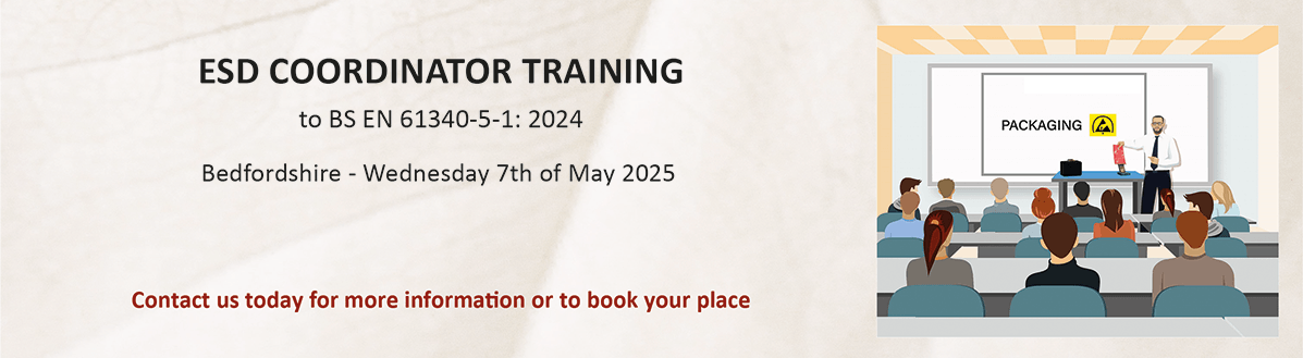 ESD Coordinator Training to BS EN 61340-5-1: 2024